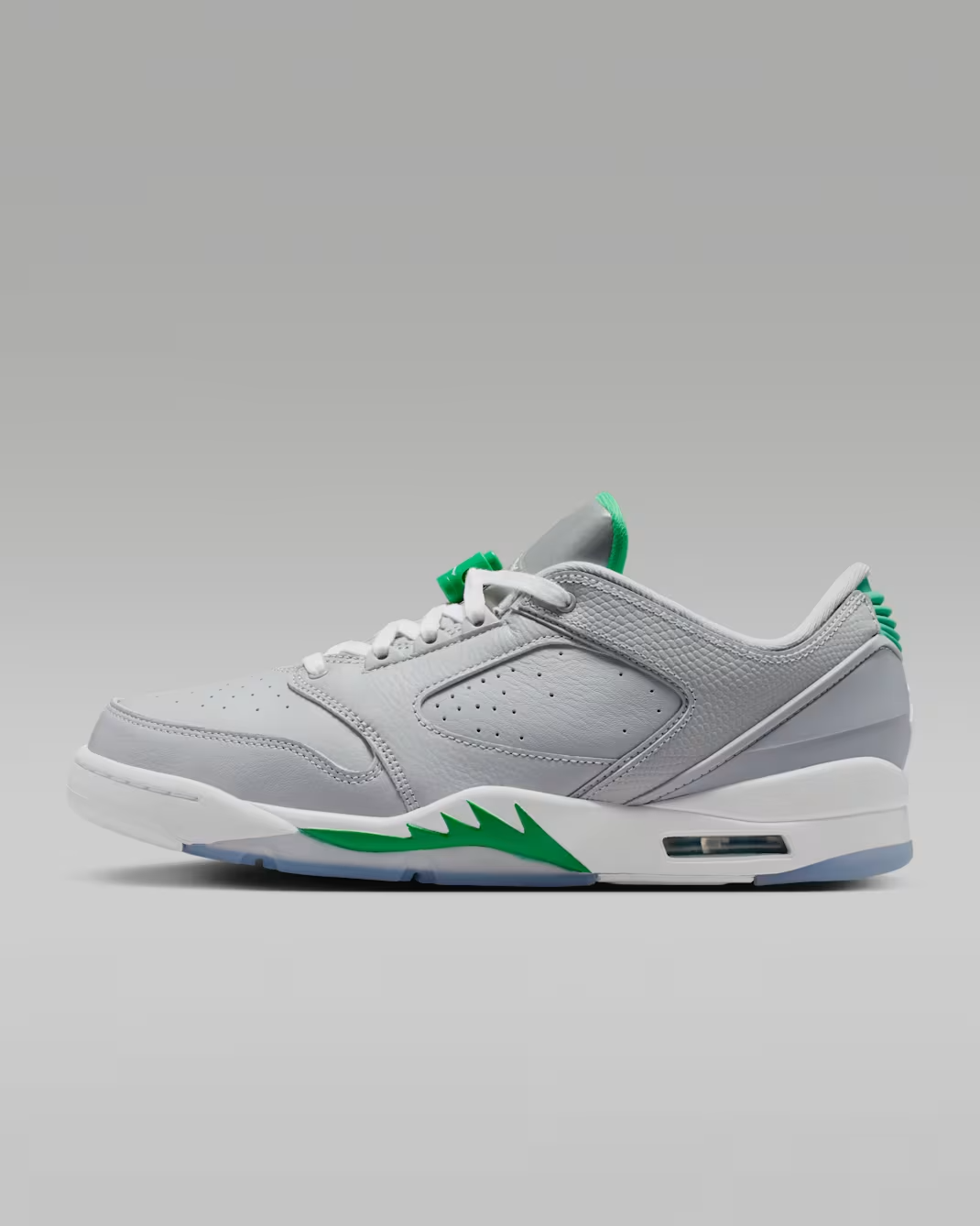 IH2047-001 Nike Jordan Sixty Plus Low Wolf Grey Lucky Green (Men's)