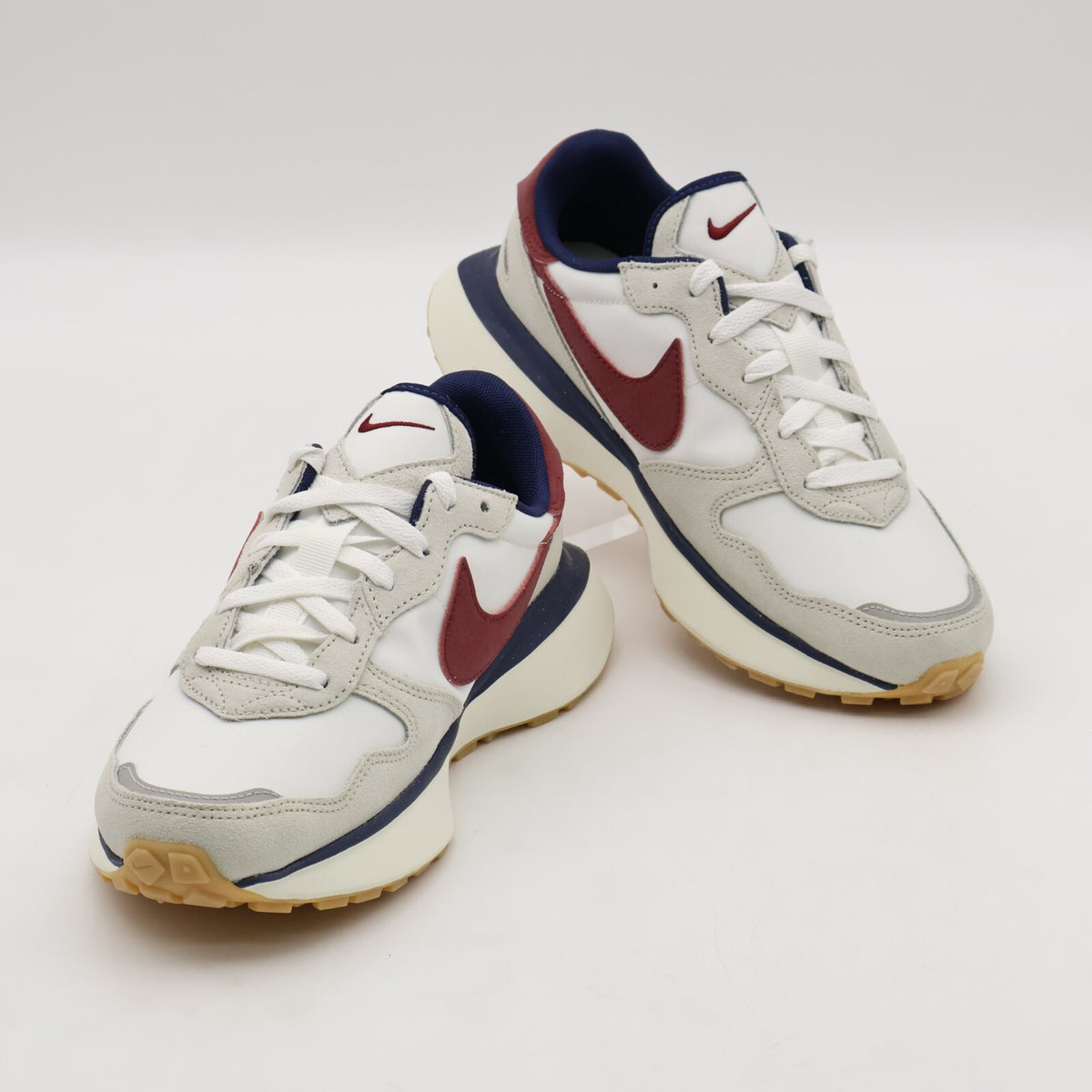 FZ3600-072 Nike Phoenix Waffle Light Bone Sail Midnight Navy Team Red (Women's)
