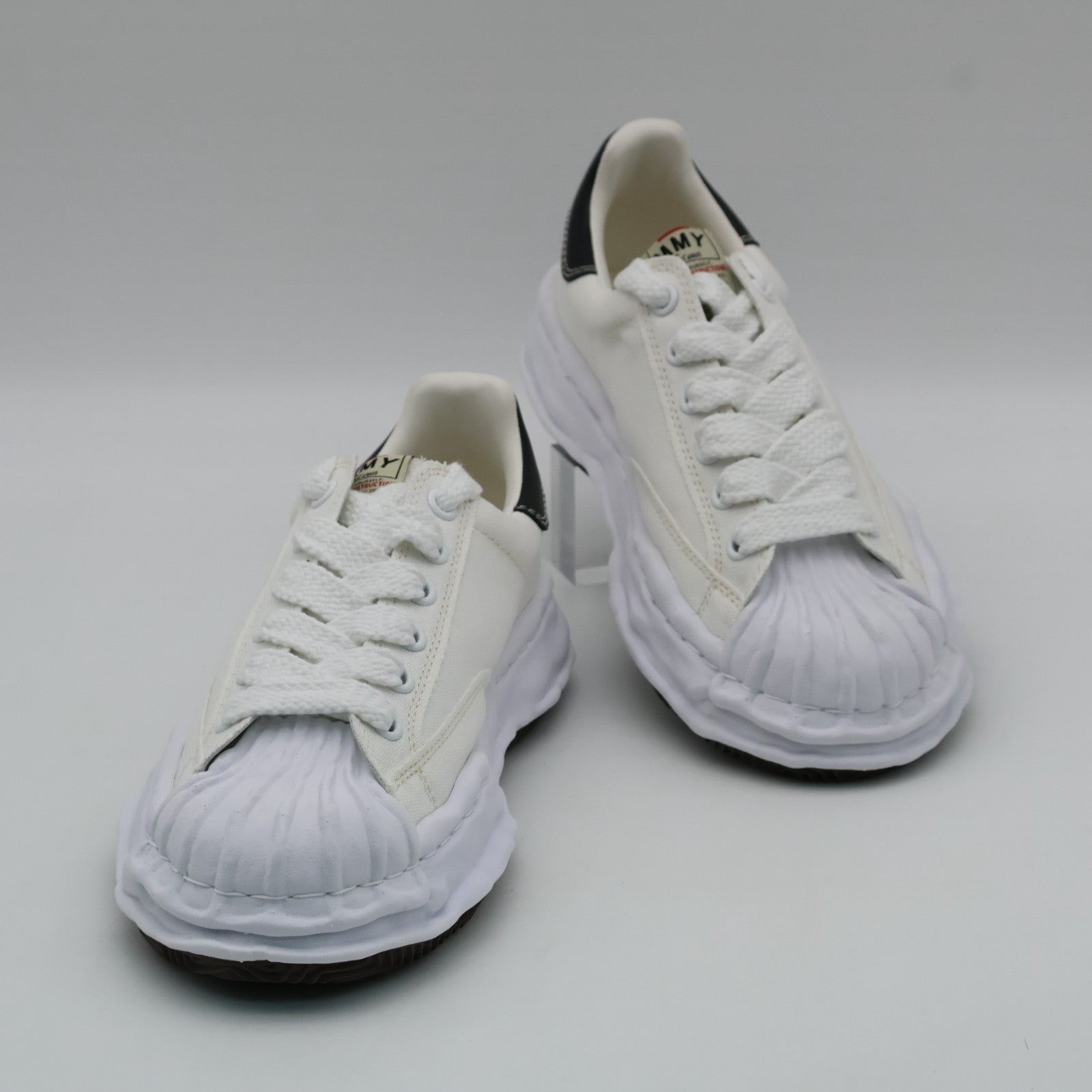 A08FW735-white Maison MIHARA YASUHIRO BLAKEY Original Sole Canvas Low (Men's)