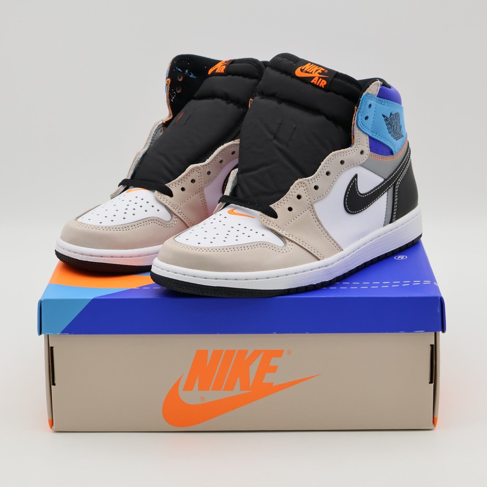 DC6515-100 Nike Air Jordan 1 Retro High OG Prototype White Orange (Men's)