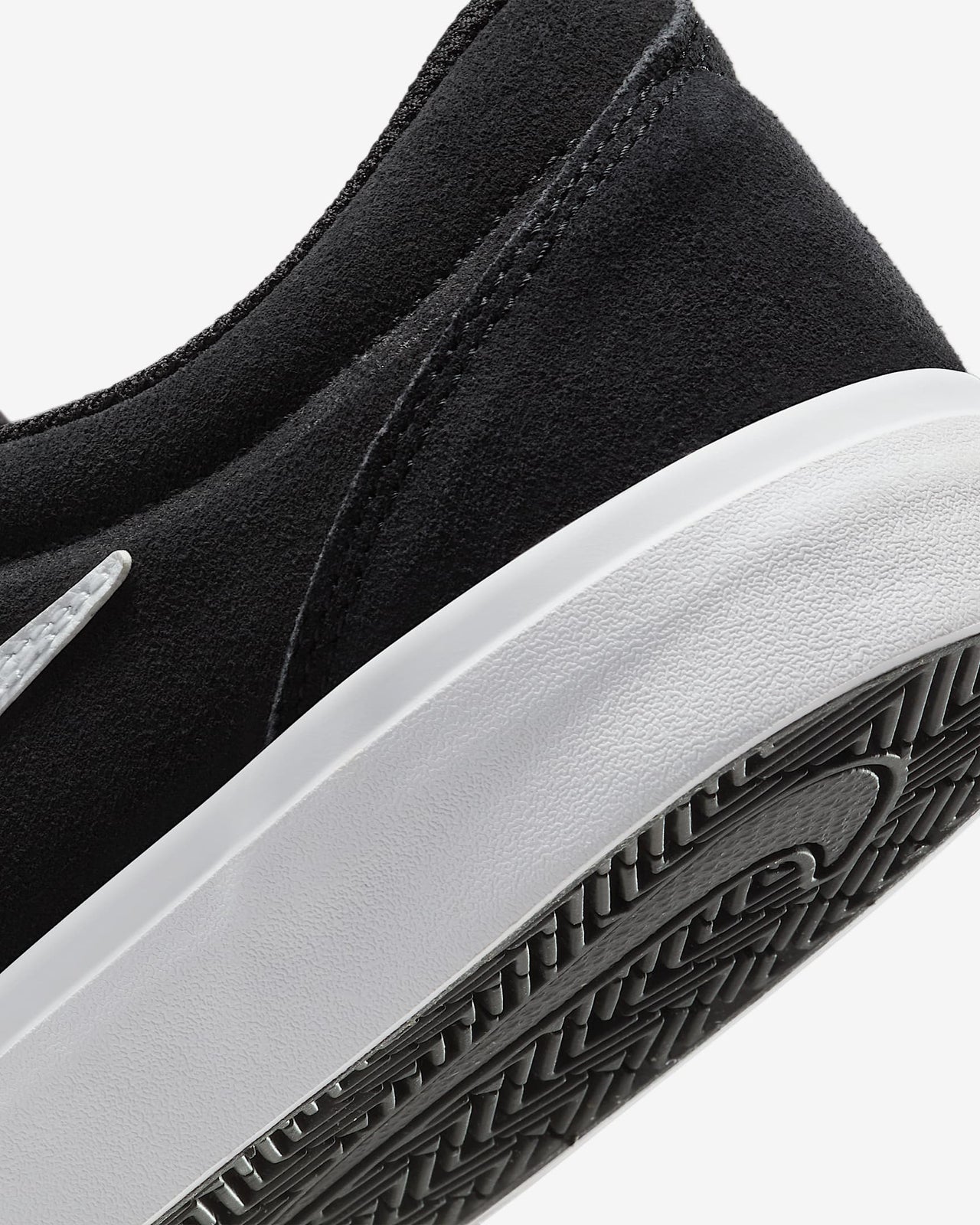 IB2750-001 Nike Charge Suede Black Black White (Men's)