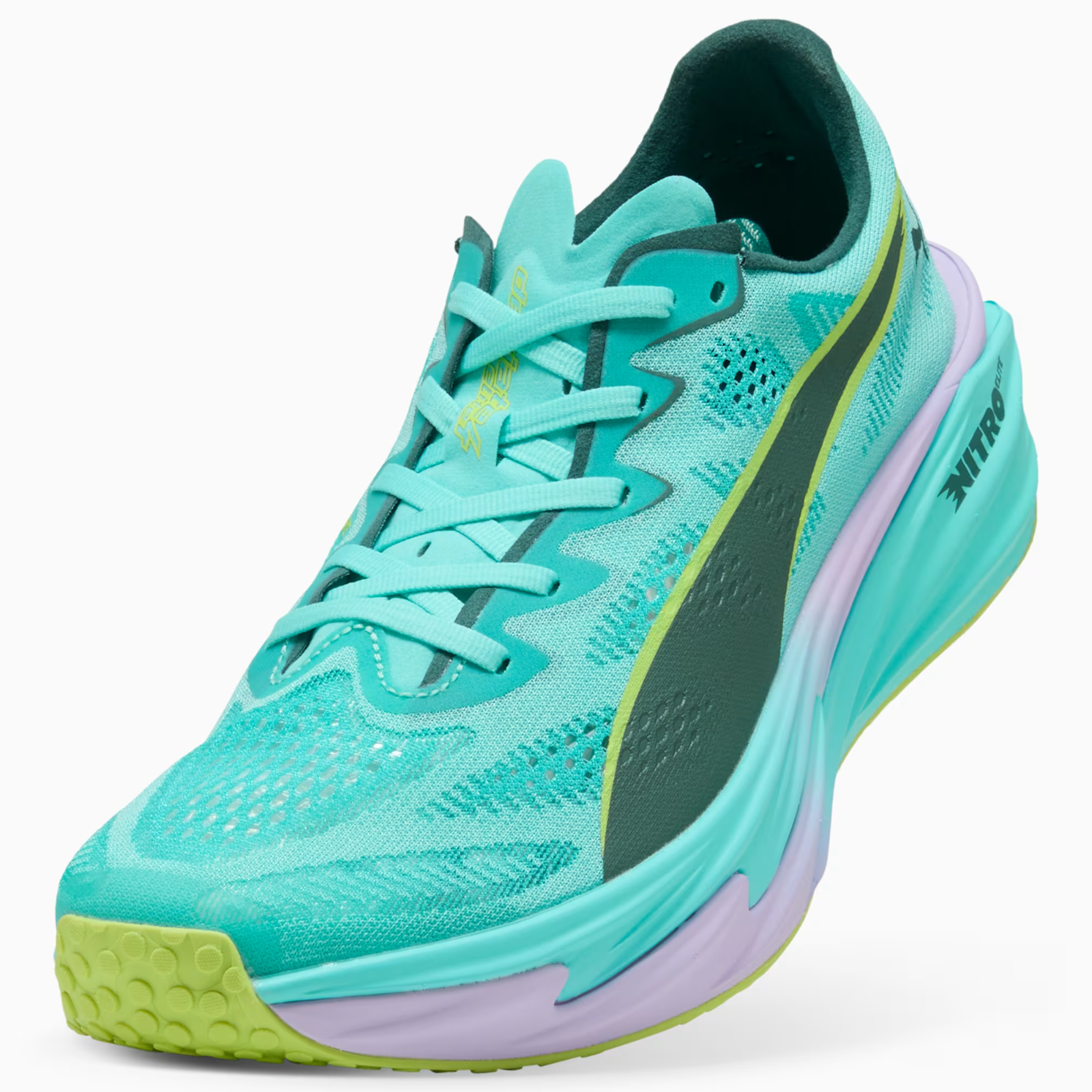314156-01 Hyrox Ã Puma Deviate Nitro Elite 4 Intense Mint/Light Lavender (Men's)