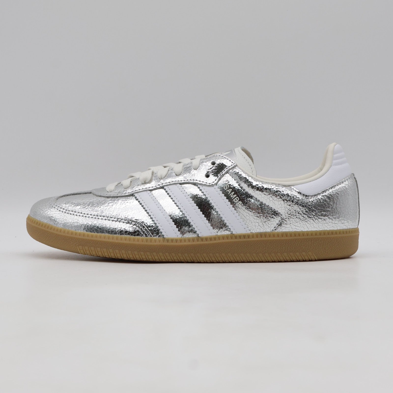 JR0035 adidas Originals Samba OG Metallic Silver (Women's)
