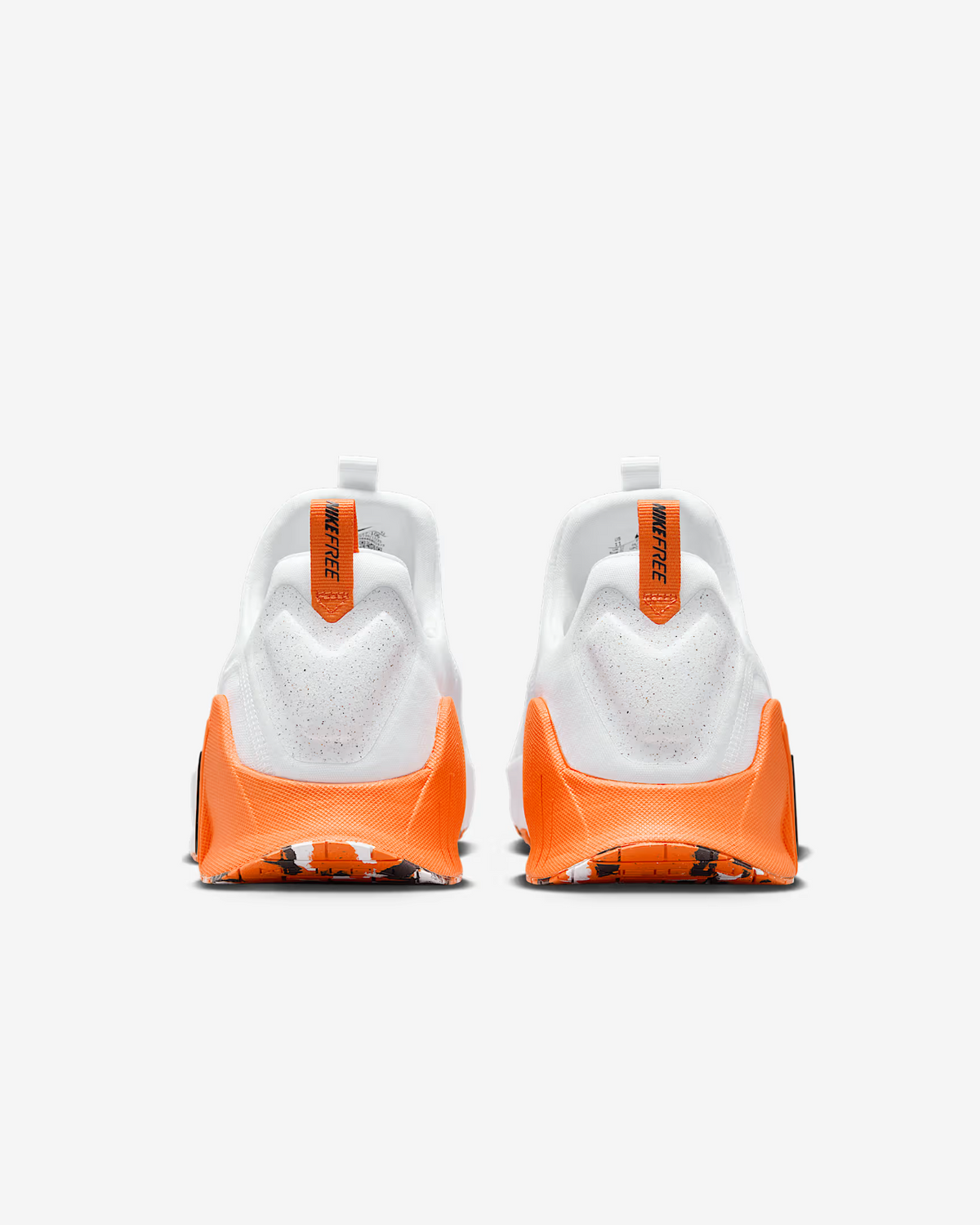 FJ7127-106 Nike Free Metcon 6 Workout Shoes White  Safety Orange Black (Men's)