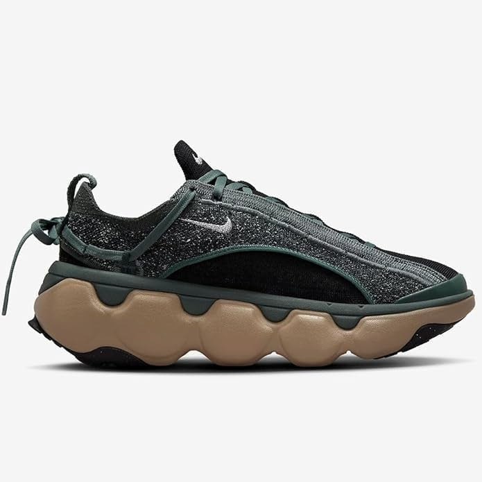 FD2149-301 Nike Flyknit Bloom Vintage Green Blac Khaki Metallic Silver (Women's)