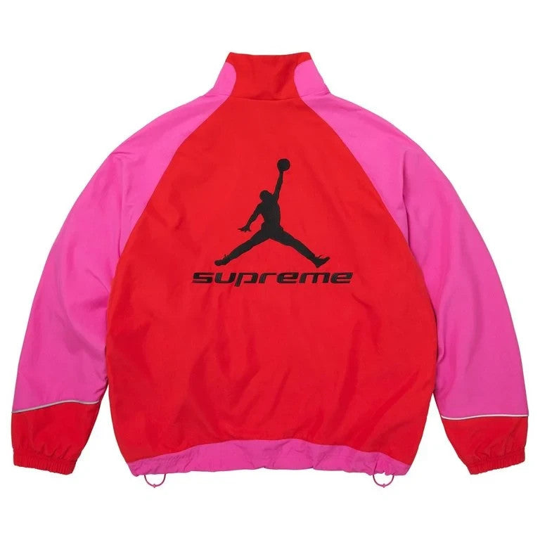 Supreme x Jordan Track Jacket Pink