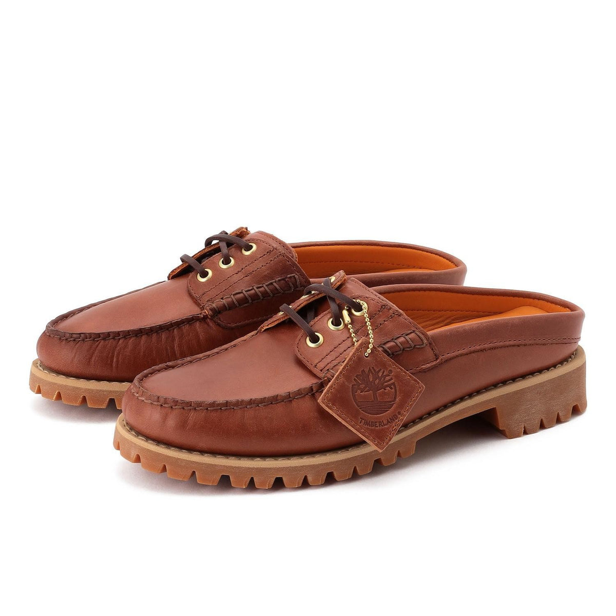 A6ETDEM6 Timberland 3-Eye Vibram Sole Mule Rust (Men's)
