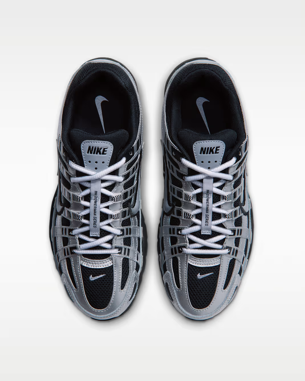 BV1021-023 Nike P-6000 "Black/Metallic Silver" (Women's)