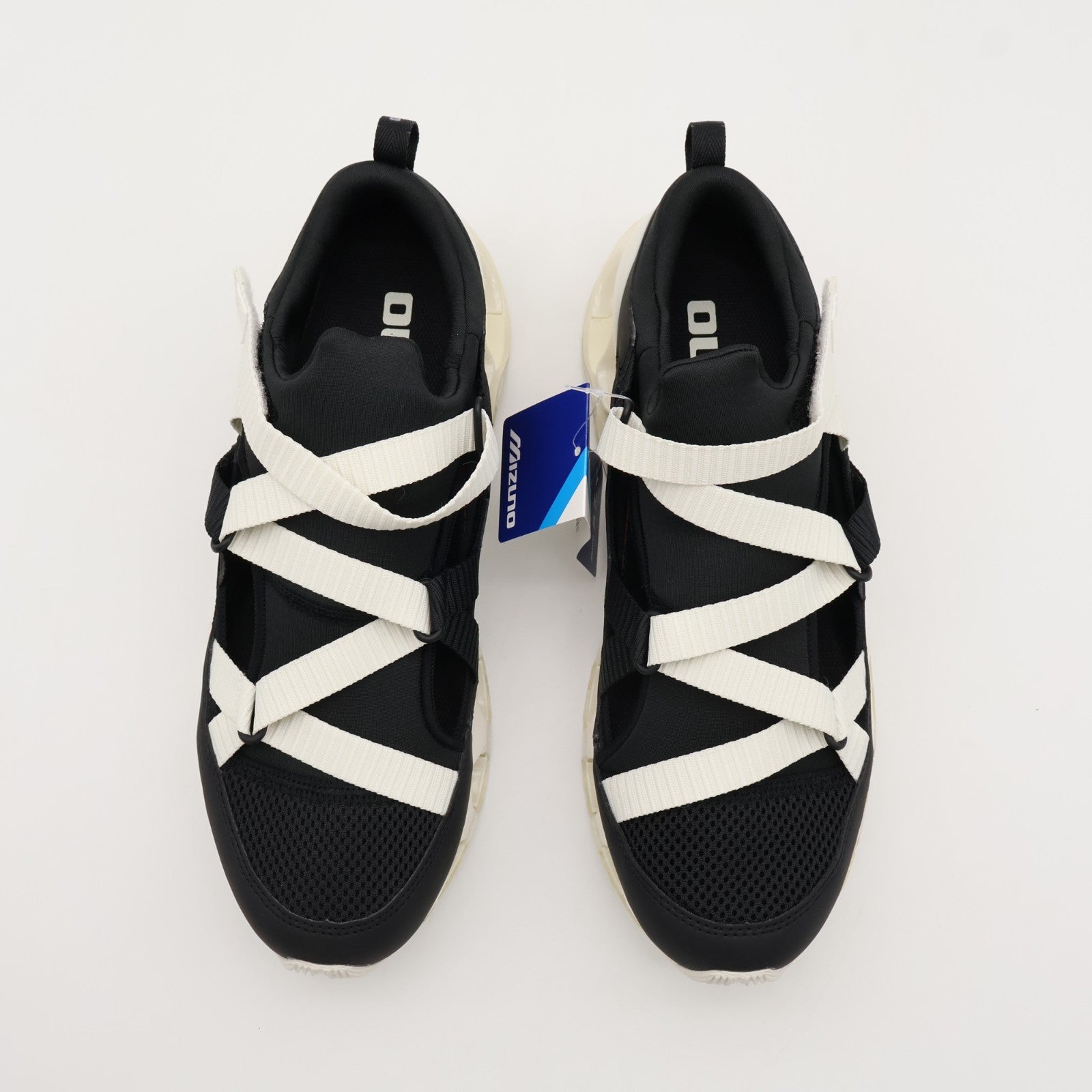 D1GA251901 Mizuno Wave Prophecy Strap Black White (Men's)