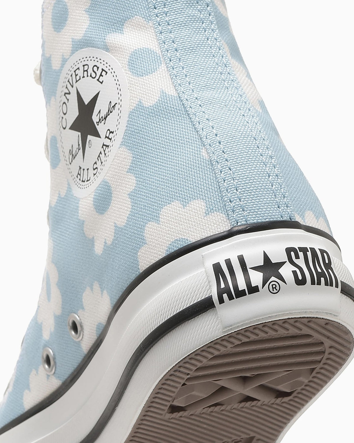 31318122 Converse All Star Flowerprint Hi Light BlueWhite (Women's)
