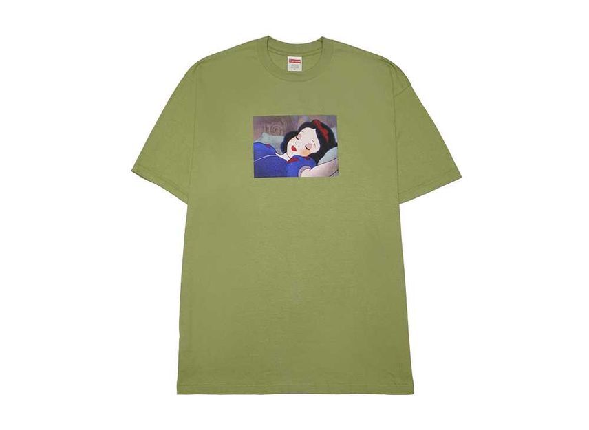 Supreme Snow White Tee Moss
