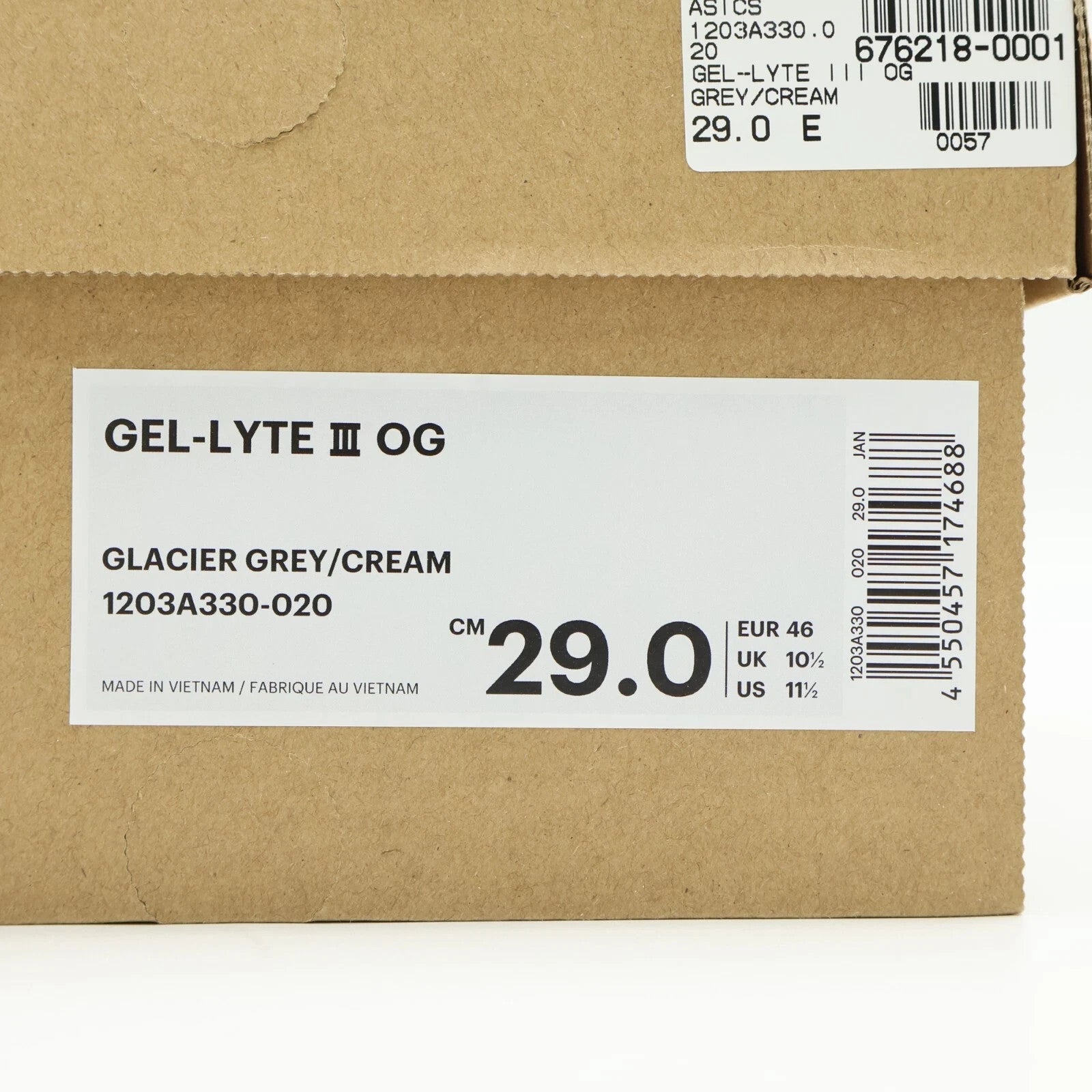 1203A330-020 Asics Gel-Lyte 3 OG Glacier Grey Cream (Men's)