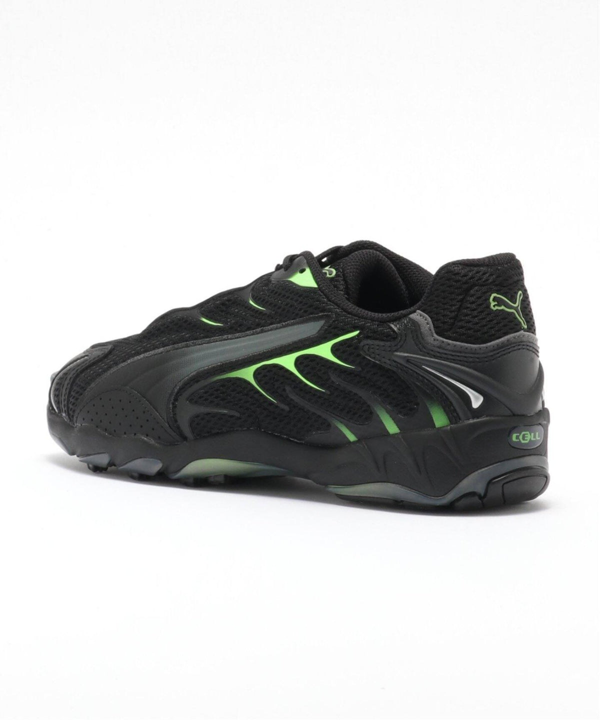401560-01 Puma Inhale Puma Black Green Glare (Men's)