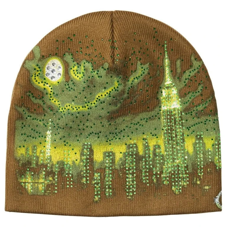 Supreme Cityscape Beanie Brown