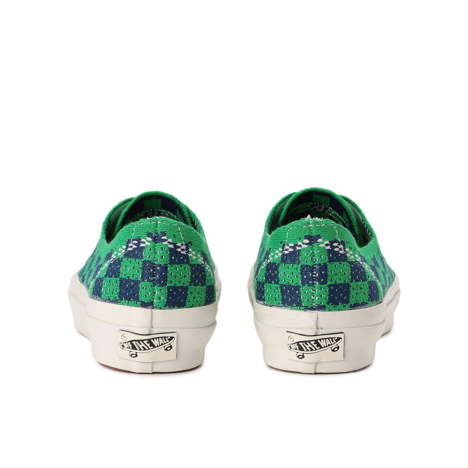 VN000EJC5W3 Vans Premium Authentic 44 EK Punk Check Green Navy (Men's)