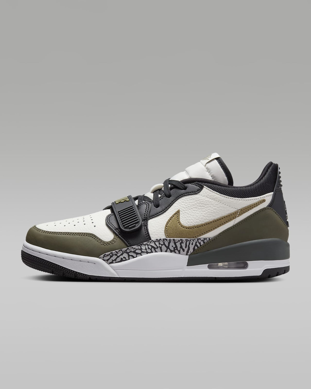 CD7069-120 Nike Air Jordan Legacy 312 Low Sail Black Wolf Gray Medium (Men's)