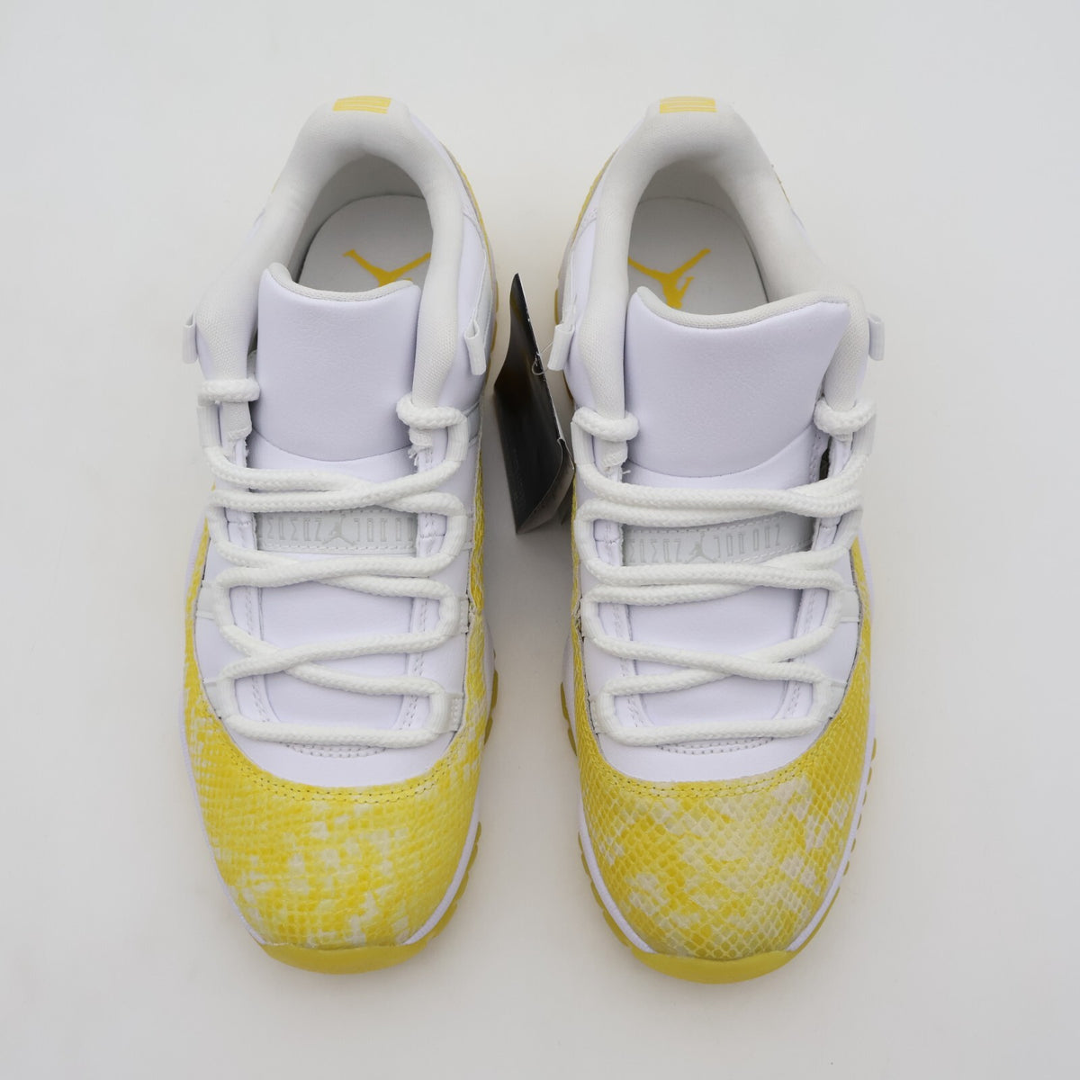 AH7860-107 Nike Air Jordan 11 Retro Low Yellow Snake Skin Gold (Women's)