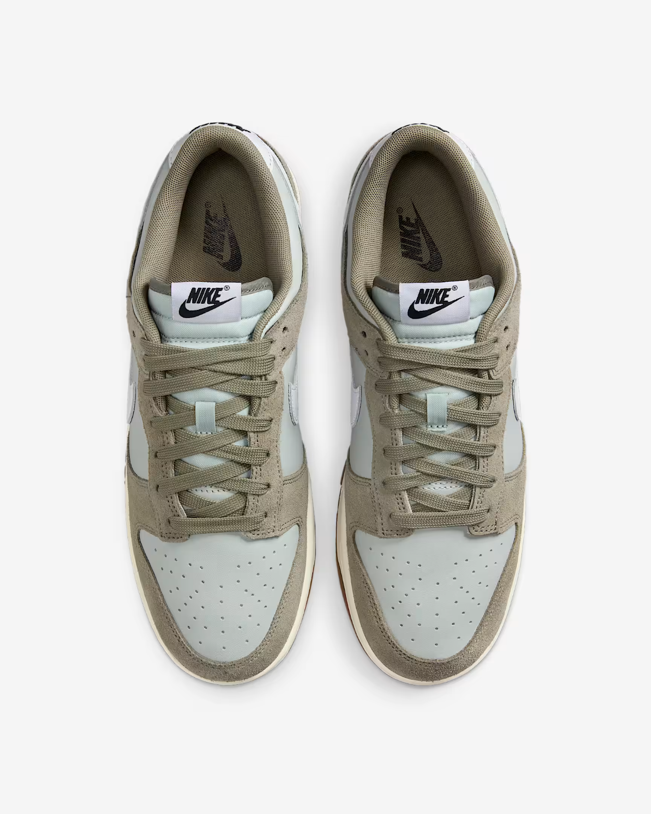 IB6399-002 Nike Dunk Low Retro SE Light Silver Light Army Sail White (Men's)