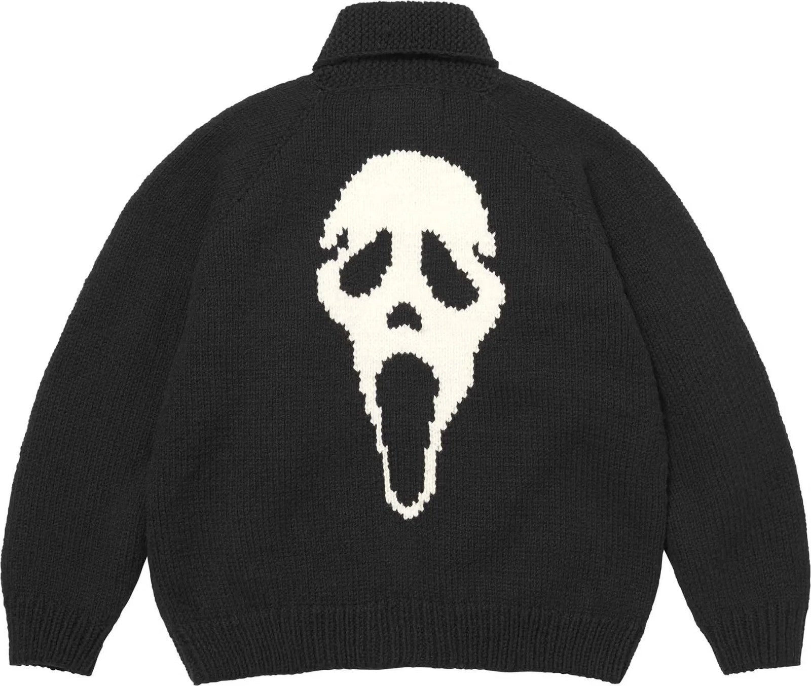 Supreme Ghostface Cowichan Sweater Black