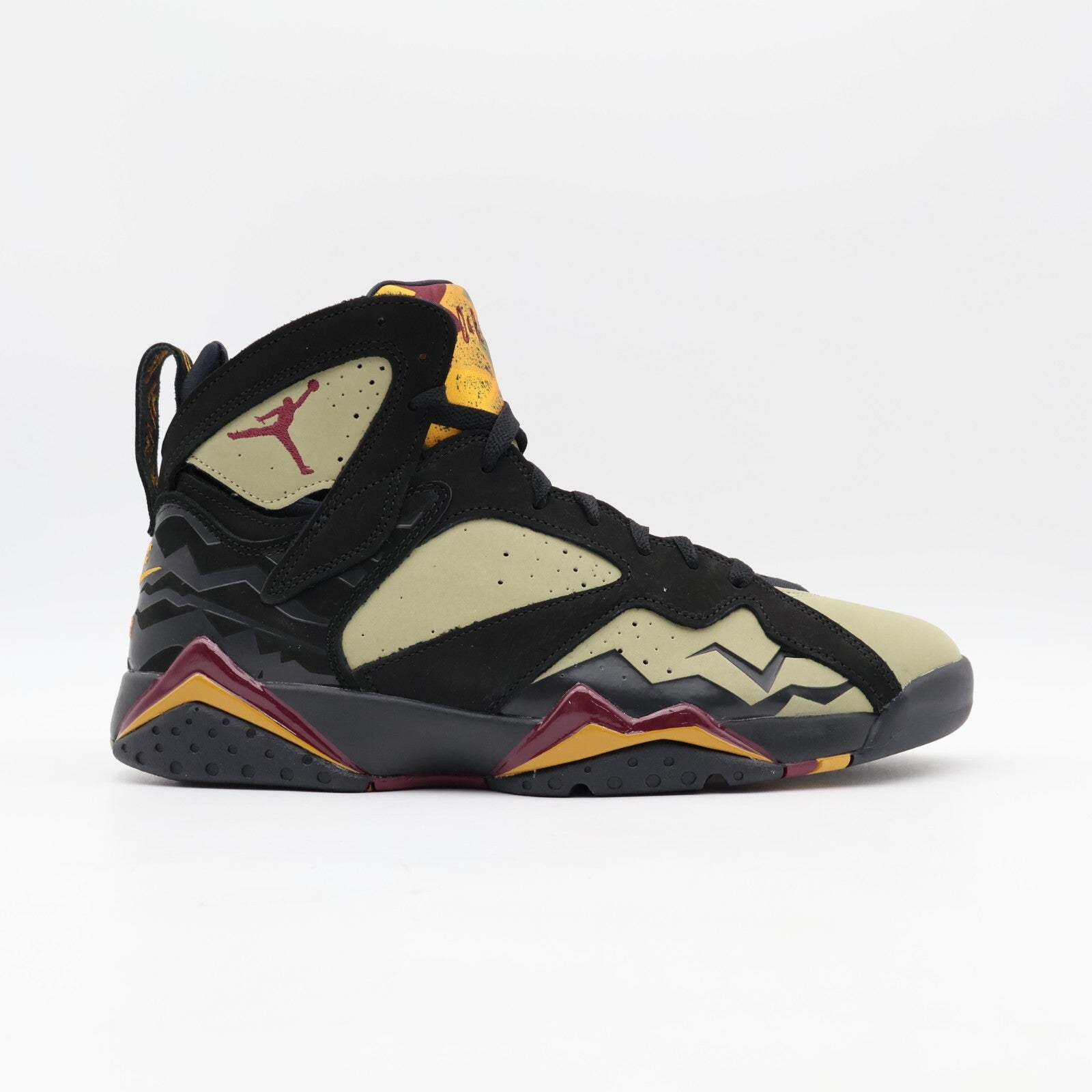 DN9782-001 Nike Air Jordan 7 Retro Black Olive Cherrywood Red Neutral (Men's)