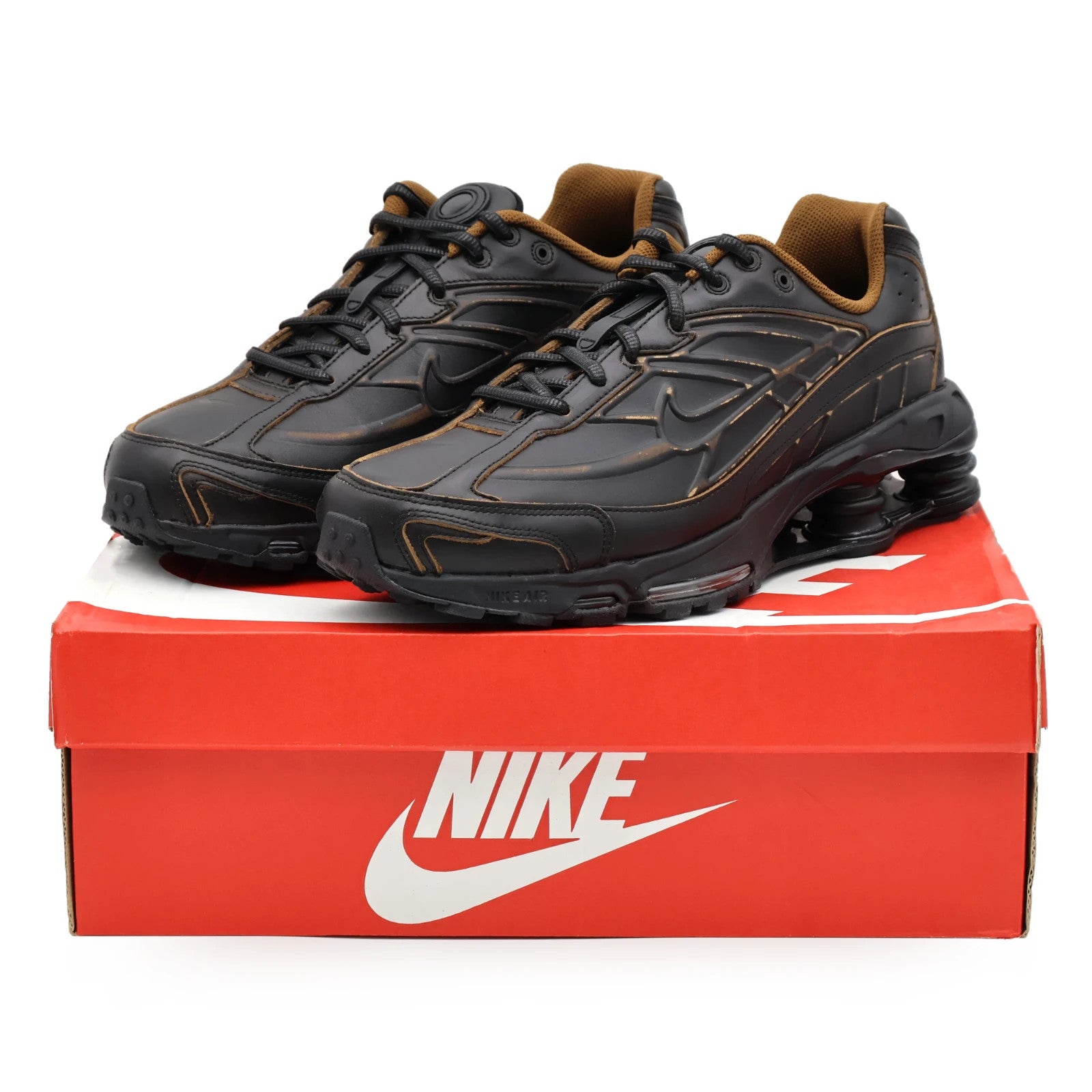 HV4447-010 Nike Shox Ride 2 Black and Light British Tan (Men's)