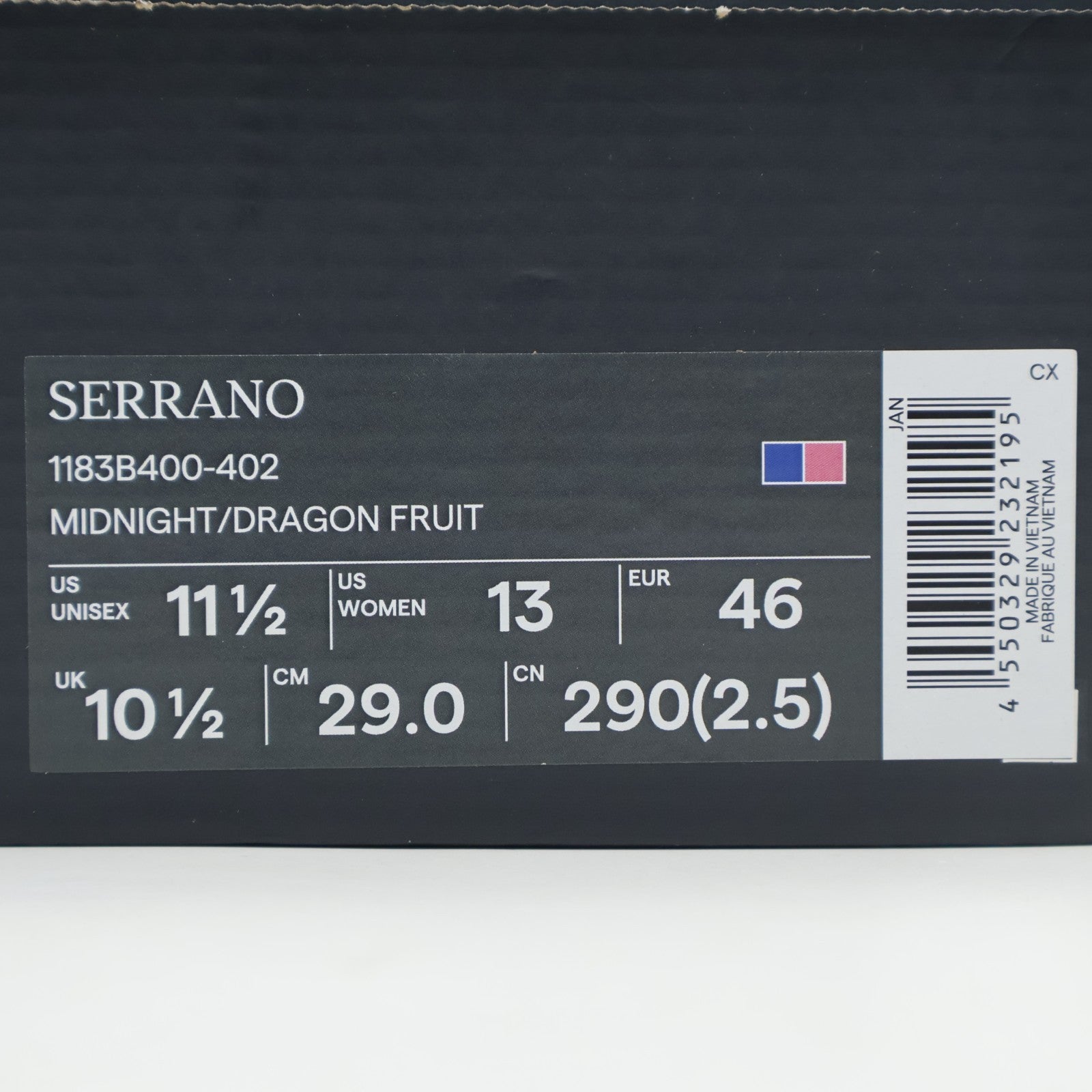 1183B400-402 Onitsuka Tiger Serrano Midnight Dragon Fruit (Men's)