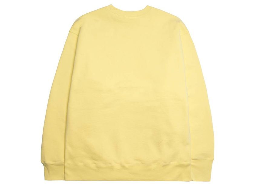 Supreme Box Logo Crewneck Pale Yellow (22FW)