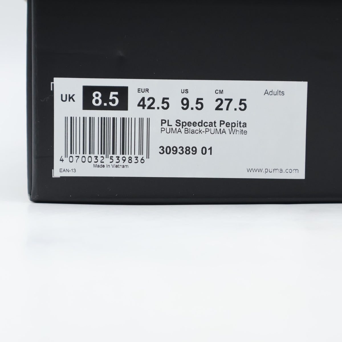 309389-01 Porsche Legacy Ã Puma Speedcat Pepita PUMA Black PUMA White (Men's)
