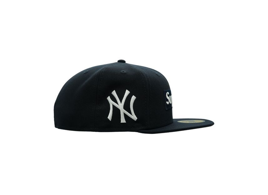 Supreme MLB Teams Box Logo New Era Navy
