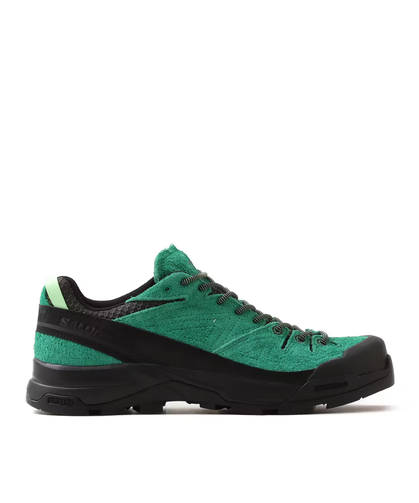 L47876400 Salomon X-ALP Suede Black Parakeet Patina Green (Men's)