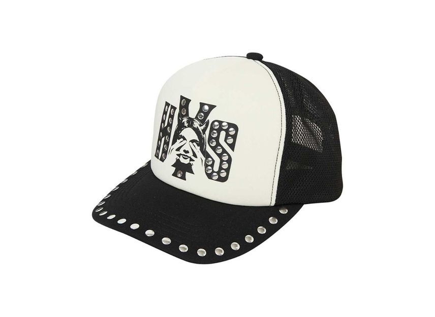 HYSTERIC GLAMOUR See No Evil Studded Mesh Cap Black