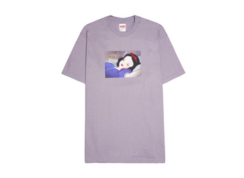 Supreme Snow White Tee Dusty Purple
