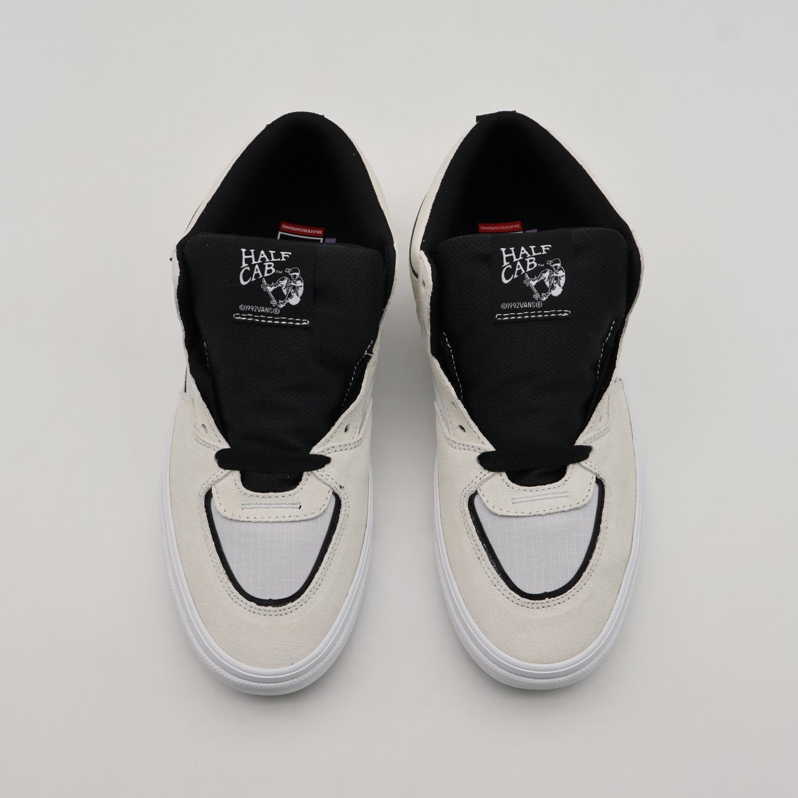 VN000D9ZYB2 Vans Skate Half Cab Wafflecup White Black (Men's)
