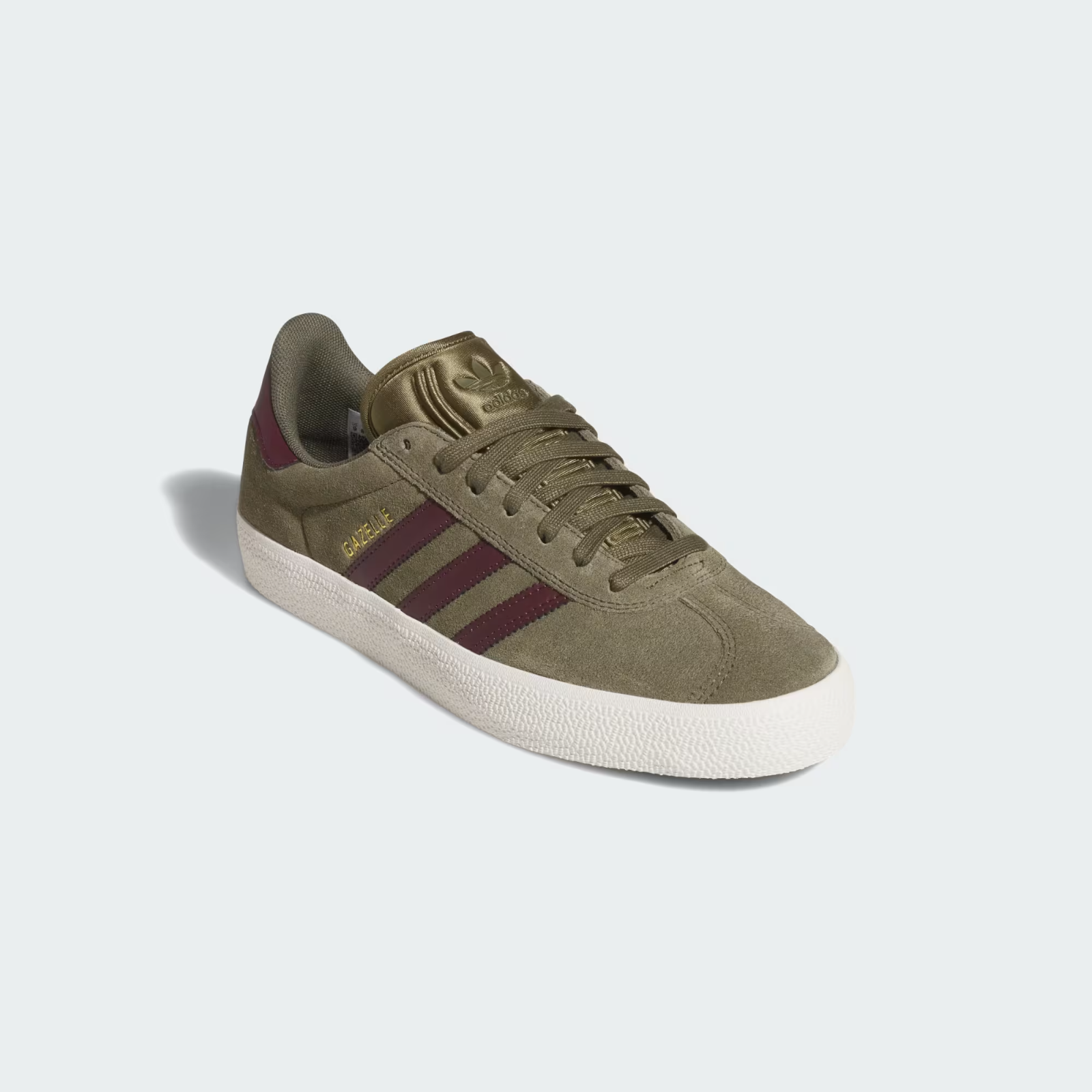 KI3205 adidas Gazelle ADV Olive Strata Maroon (Men's)