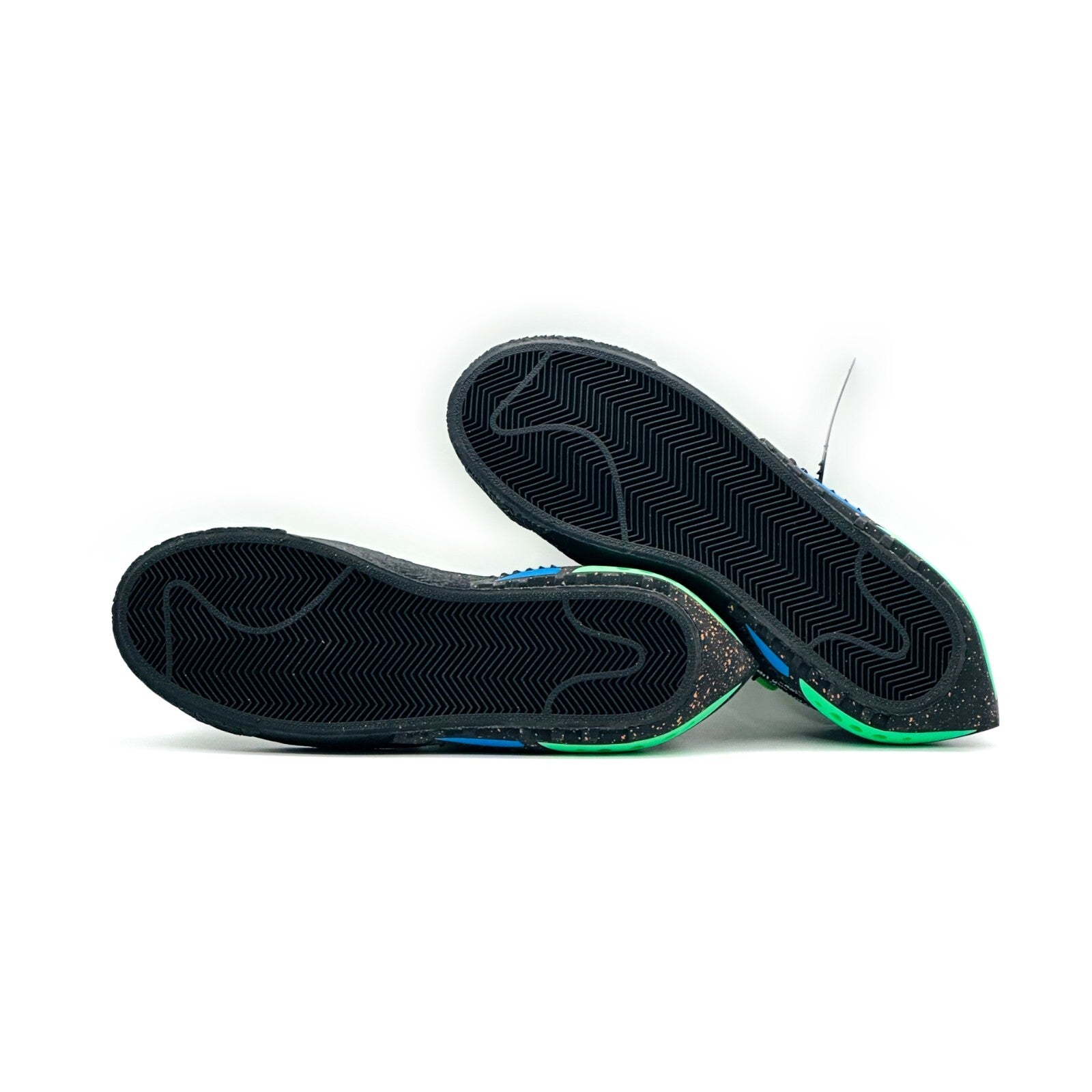 DH7863-001 Off-White Ã Nike Blazer Low Black and Electro Green