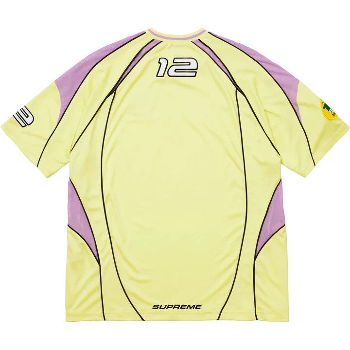 Supreme Piping Soccer Jersey Pale Yellow