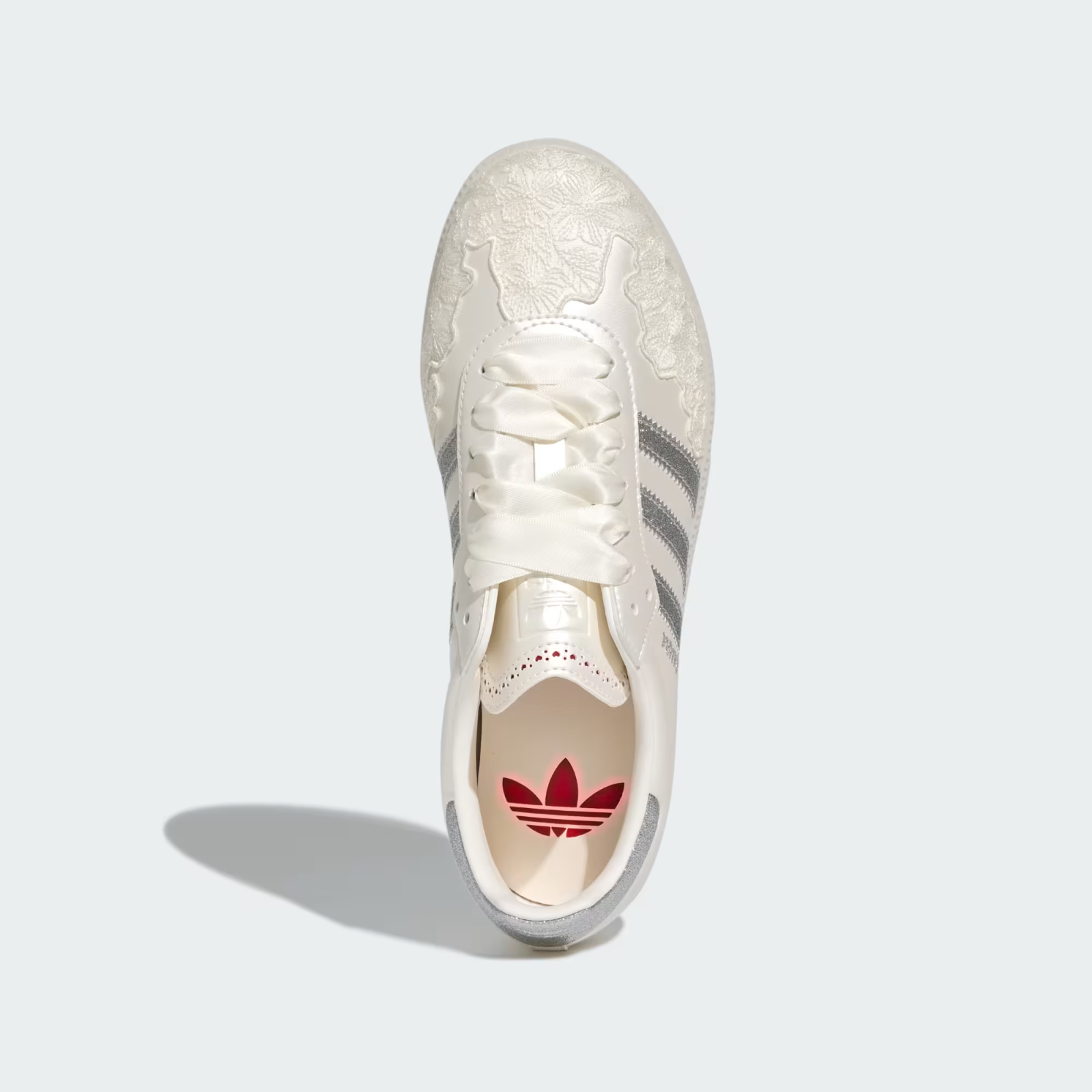 HP3658 adidas Samba OG Chalk White Silver Metallic (Women's)