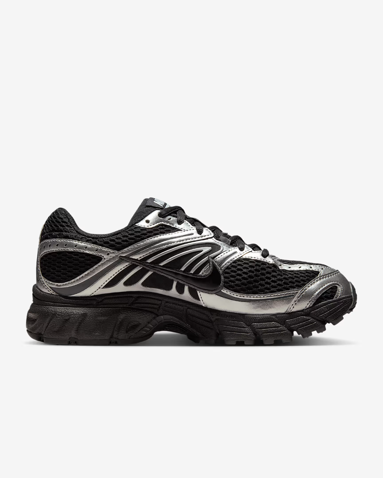 HQ2056-007 Nike Air Max Moto 2K Black Metallic Silver (Women's)