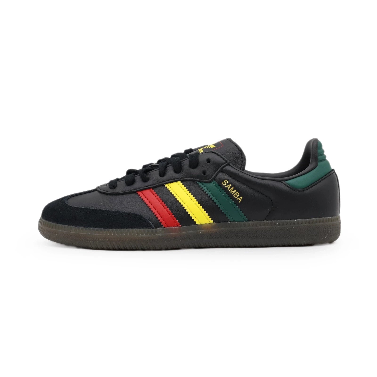 IH3119 adidas Originals Samba OG Rasta Core Black Green Yellow Red (Men's)