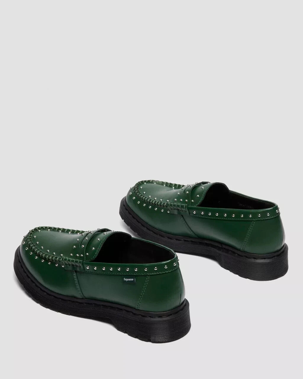 41873300 Supreme Ã Dr.Martens Studded Penton Loafer Dark Green 25SS Week (Men's)