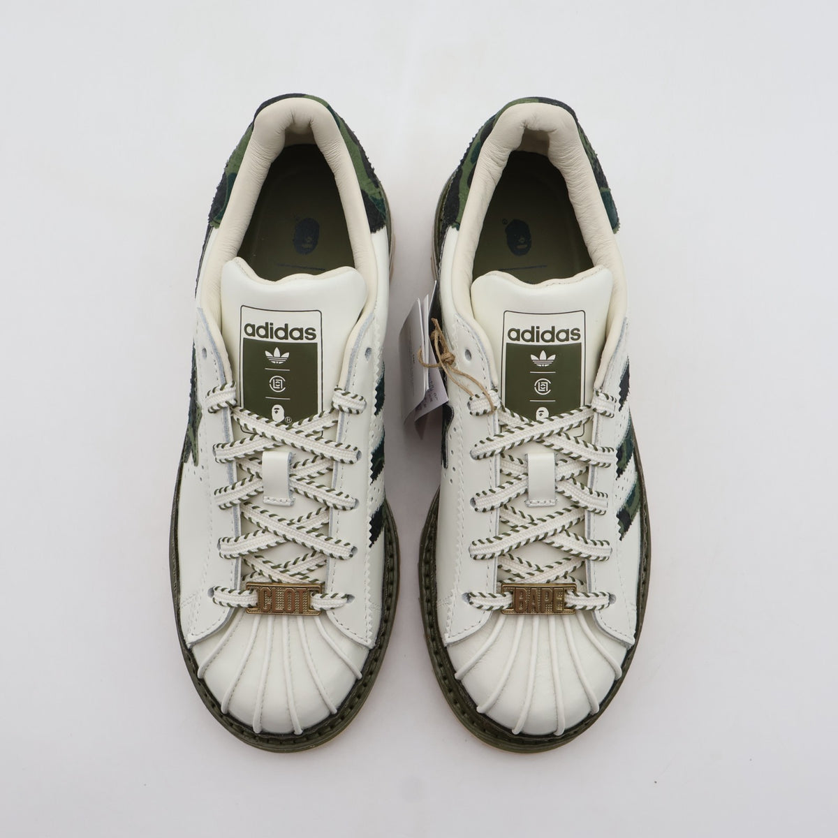 KJ1473 CLOT A BATHING APE adidas Originals Superstar by Edison Chen Green (Men's