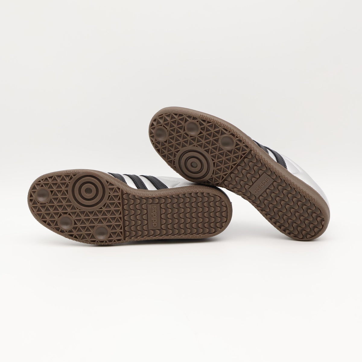 JI4218 adidas Originals Samba OG Silver Metallic Core Black Gum (Women's)