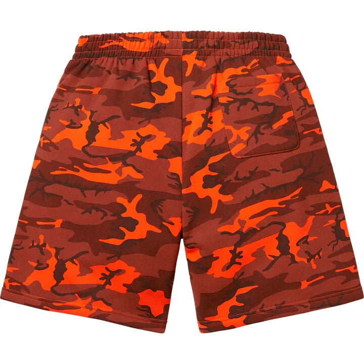 Supreme Small Box Sweatshort BrightOrangeCamo