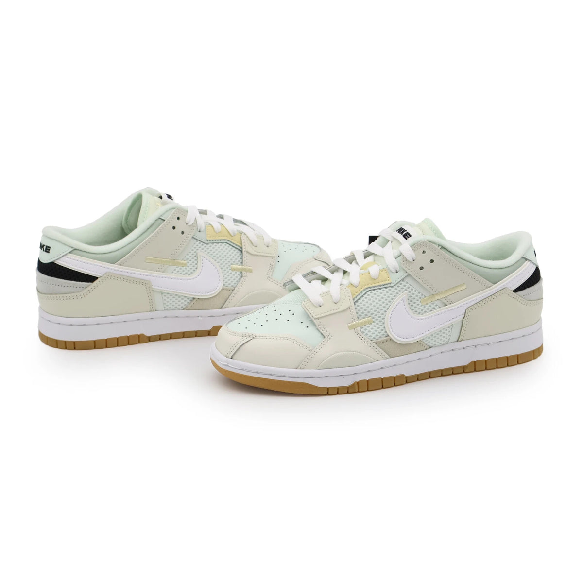 DB0500-100 Nike Dunk Low Scrap Sea Glass Sail White Beige Gum Brown (Men's)