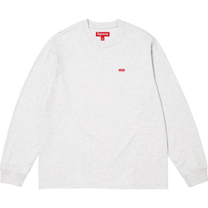 Supreme Small Box L/S Tee Ash Grey