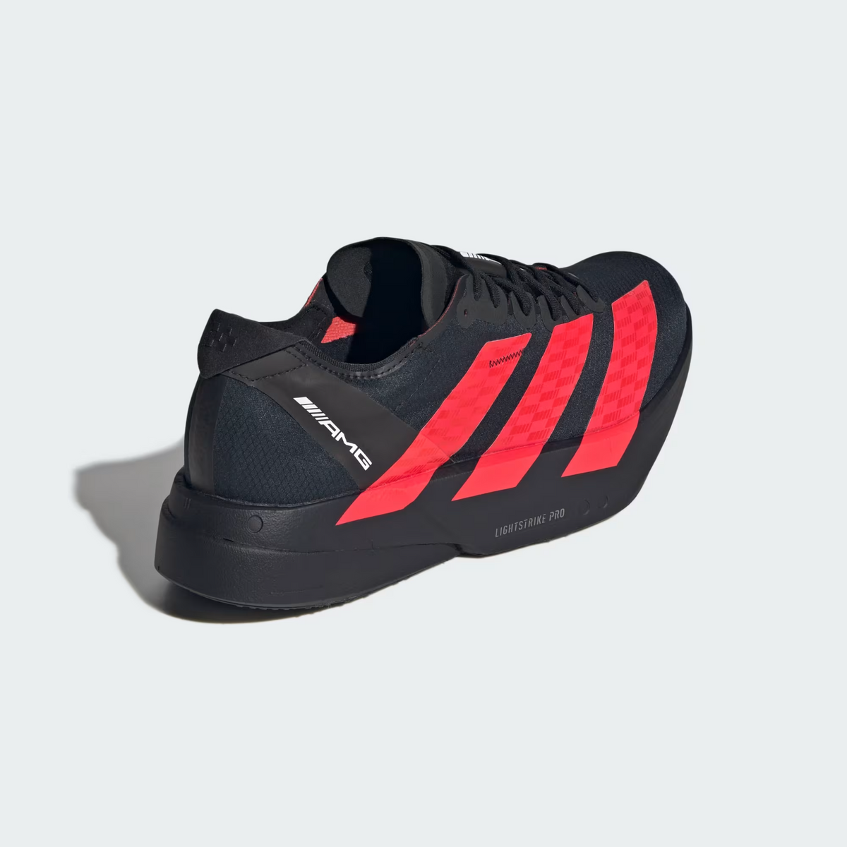 KH8840 Mercedes AMG adidas Adizero Adios Pro 4 Core Black Lucid Red Cloud (Men's