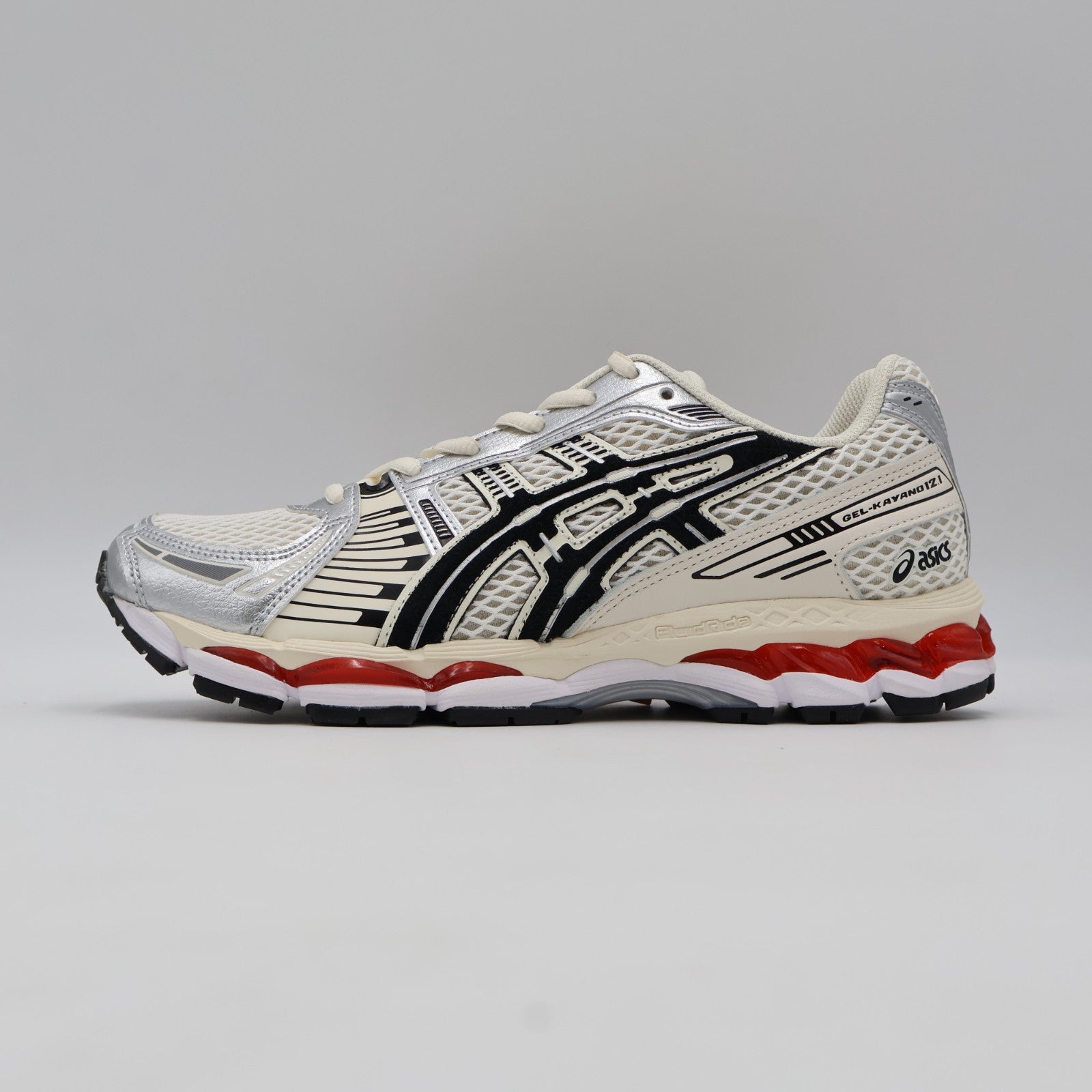 1203B103-100 Lapstone & Hammer Ã Asics Gel-Kayano 12.1 Cream Pure SIlver (Men's)