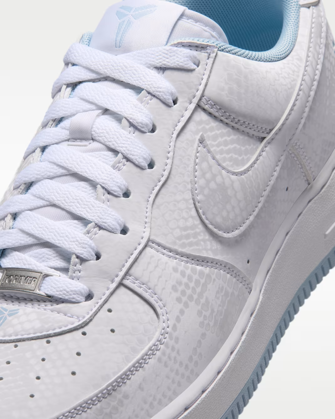 IB0018-103 Kobe Bryant Ã Nike Air Force 1 Low "White/Armory Blue" (Unisex)