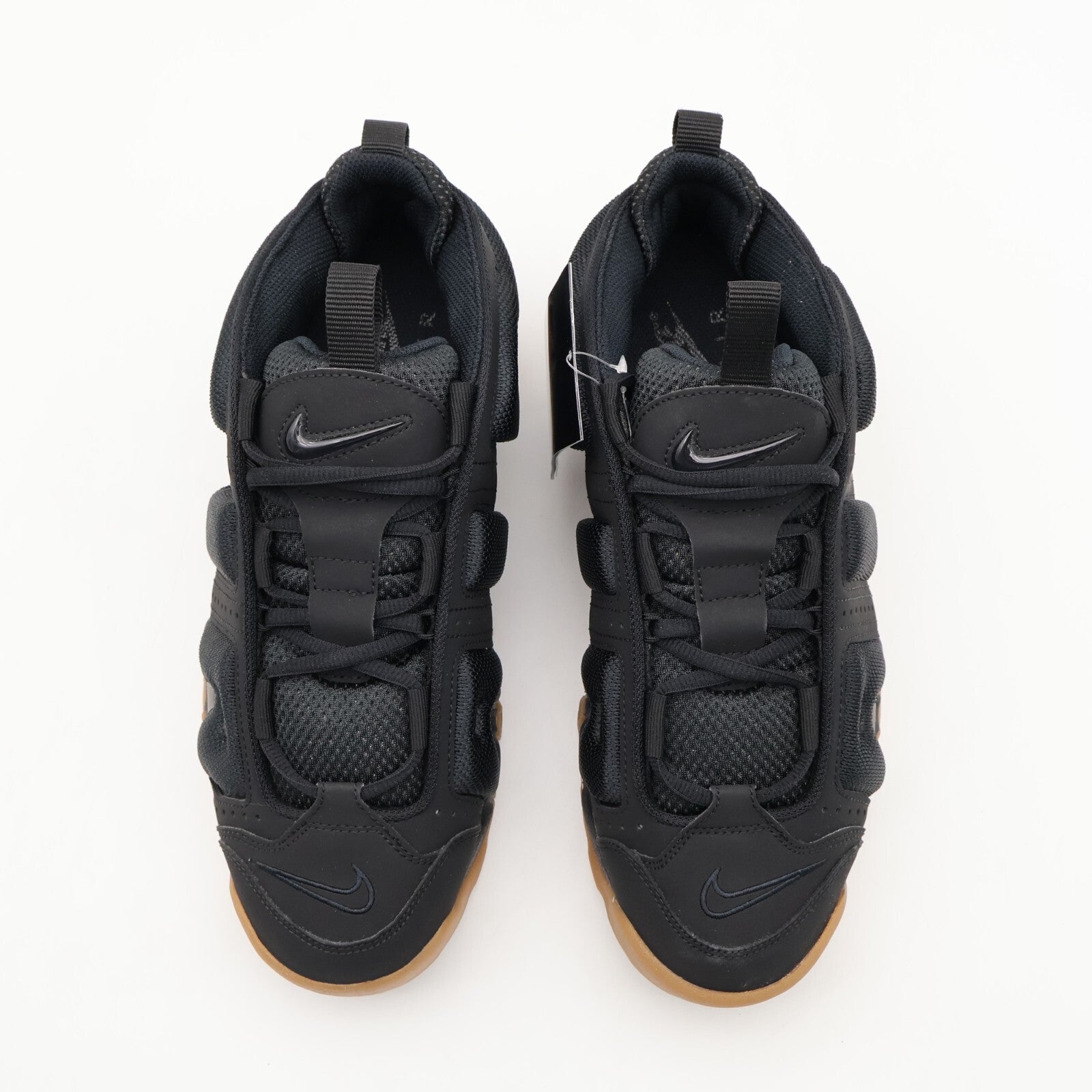 FZ3055-003 Nike Air More Uptempo Low Black Gum Medium Brown Black (Men's)