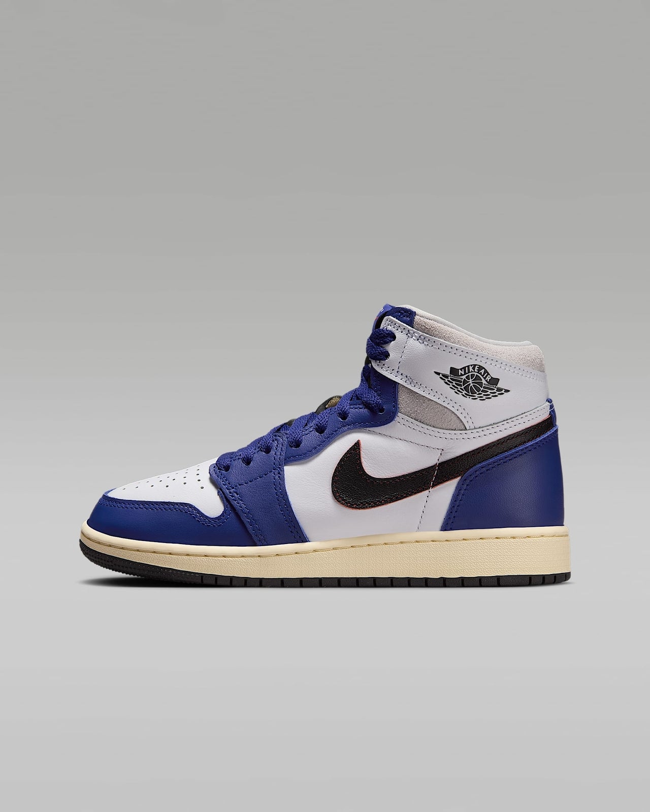 FD1437-100 Nike GS Air Jordan 1 High OG Deep Royal Blue
